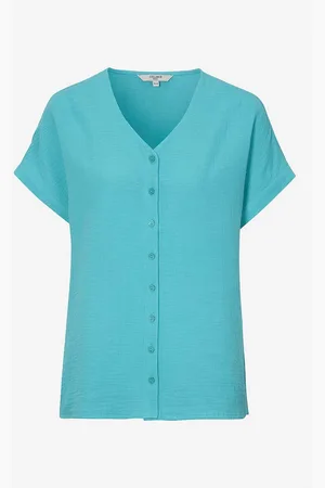 Cellbes Gennemknappet bluse i bomuldsmusselin