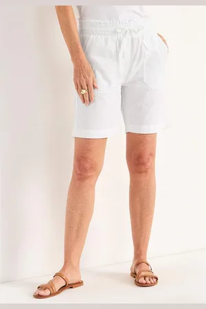 Cellbes Shorts i vasket bomuld Jade