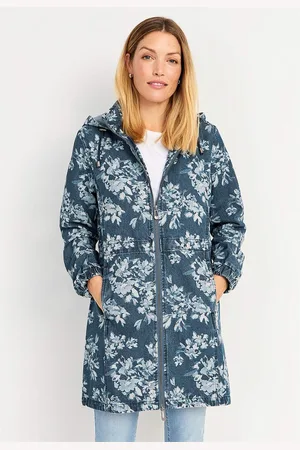 Cellbes Mønstret parka i denim