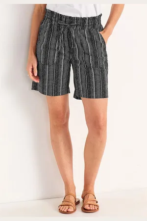Cellbes Shorts i vasket bomuld Jade