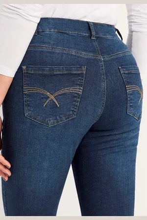 Cellbes Jeans med elastik i siderne