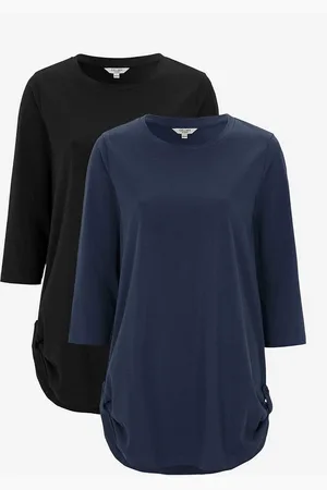 Cellbes Jerseytunika med 3/4 ærme 2-pack