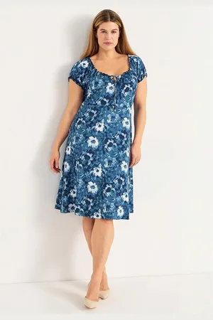 Cellbes Mønstret off-shoulder-kjole Monica