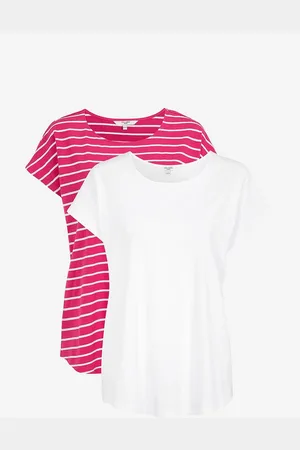 Cellbes Jerseytoppe med korte ærmer Alma 2-pack
