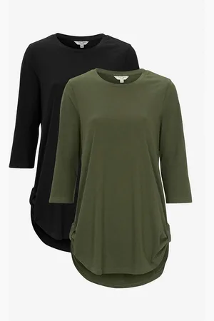 Cellbes Jerseytunika med 3/4 ærme 2-pack