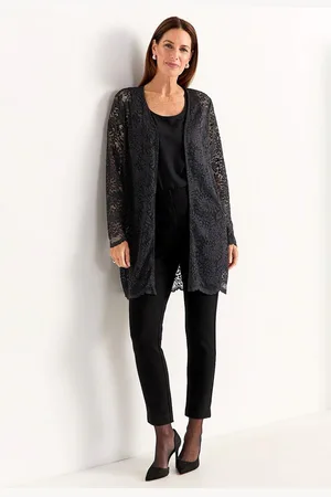 Cellbes Blondetop med cardigandesign