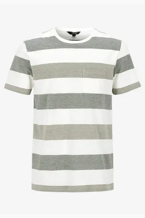 Cellbes T-shirt med brede striber Johannes