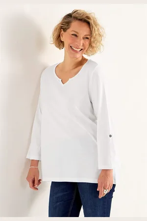 Cellbes Jerseytop med 3/4 lange ærmer