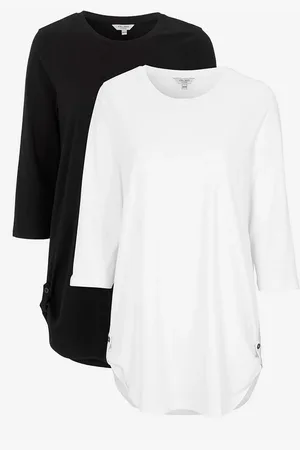 Cellbes Jerseytunika med 3/4 ærme 2-pack