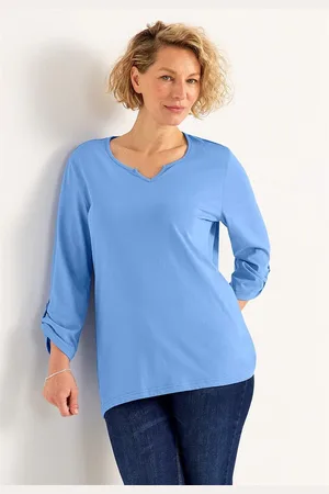 Cellbes Jerseytop med 3/4 lange ærmer