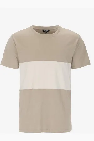 Cellbes T-shirt med en bred stribe