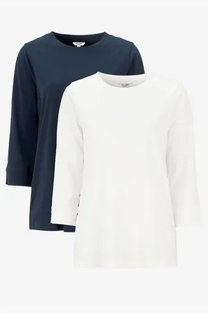 Cellbes Jerseytop i økologisk bomuld 2-pack
