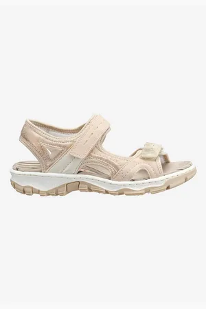 Rieker Bekvem sandal med velcrolukning