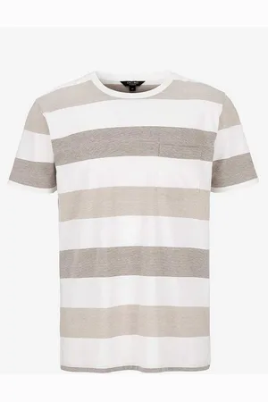 Cellbes T-shirt med brede striber Johannes