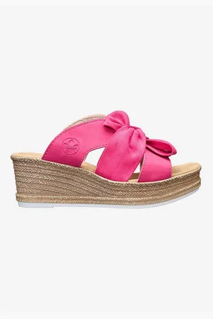 Rieker Sandal med hæl med wedgehæl