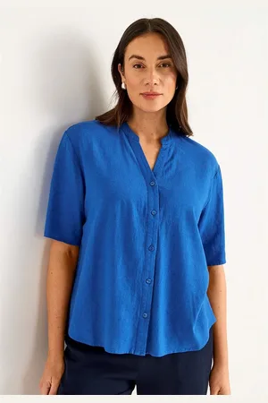 Cellbes Bluse i hørblanding