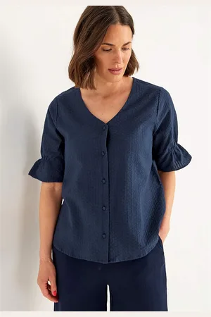 Cellbes Bluse i seersucker
