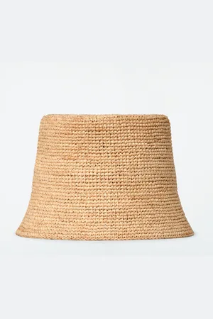 COS Straw Bucket Hat