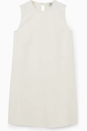 COS Paneled Denim Shift Dress
