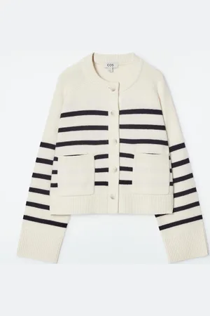 COS Wool Crew-Neck Cardigan