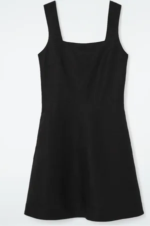 COS Square-Neck Mini Pinafore Dress