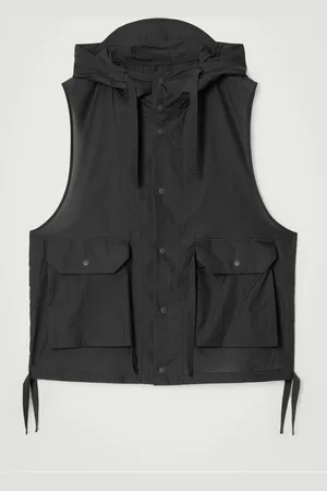 COS Technical Nylon Hooded Gilet