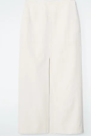 COS Linen-Twill Utility Maxi Skirt