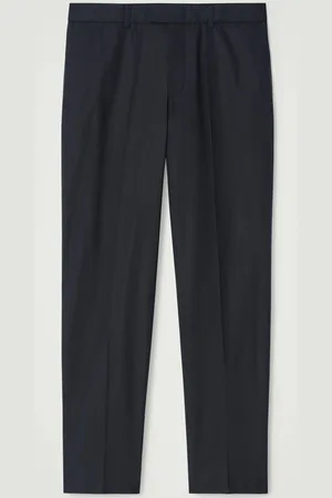 COS Cotton Straight-Leg Trousers in