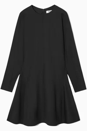COS Sculpted Wool-Blend Mini Dress