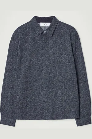 COS Oversized Textured Cotton Overshirt in