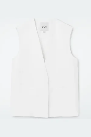 COS Clean Wrap-Front Waistcoat