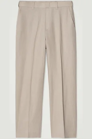 COS Fluid Linen Wide-Leg Trousers in