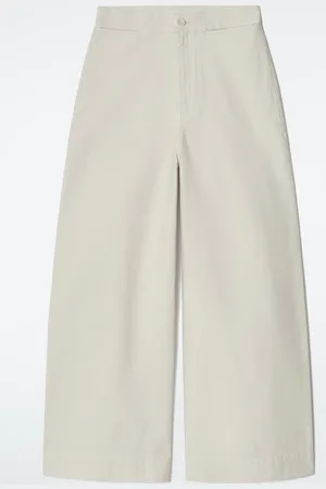 COS Wide-Leg Denim Trousers in