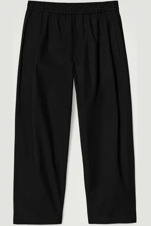 COS Cropped Elasticated Wide-Leg Trousers