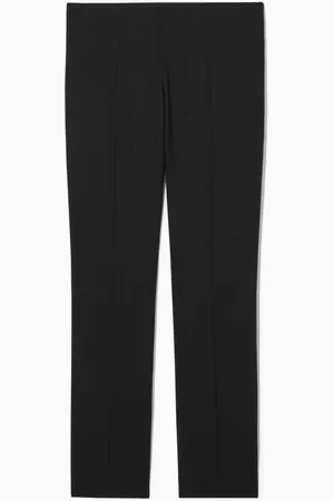 COS Slim Wool-Crepe Bootcut Trousers