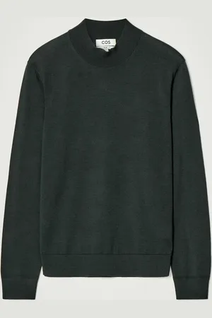 COS Slim Merino Wool Mock-Neck Jumper
