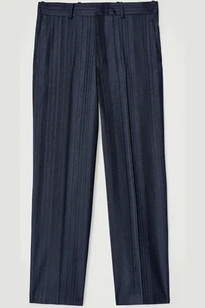 COS Jacquard Straight-Leg Trousers in