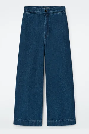 COS Wide-Leg Denim Trousers in