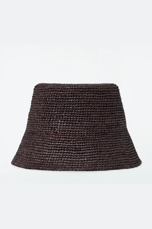 COS Straw Bucket Hat