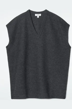 COS Oversized Boiled-Wool Vest