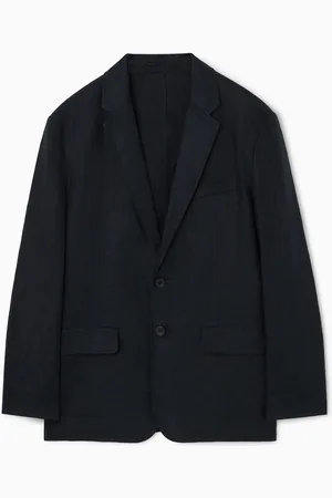 COS Unstructured Linen Blazer in