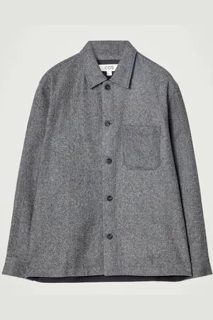 COS Textured Wool-Blend Overshirt in