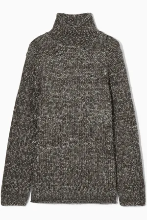COS Mouliné Wool Turtleneck Jumper