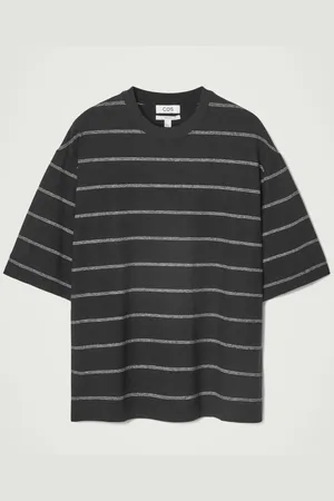 COS Relaxed Striped Hemp-Jersey T-Shirt