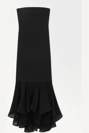 COS The Fishtail Bandeau Maxi Dress