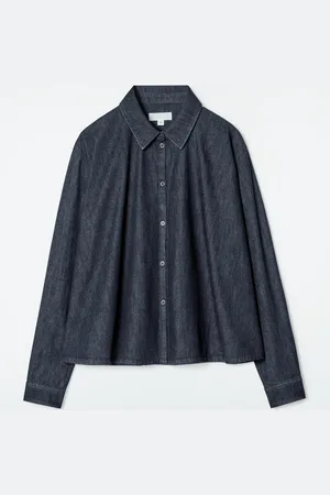 COS Regular Flared Denim Shirt