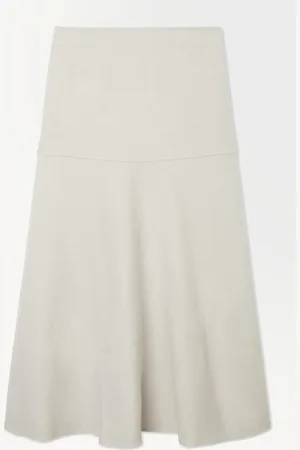 COS The Wool-Blend Midi Skirt