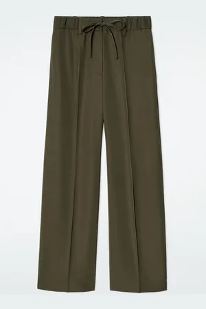 COS Drawstring Straight-Leg Trousers in