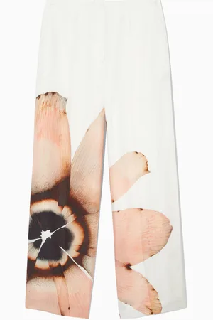 COS Floral-Print Wide-Leg Trousers