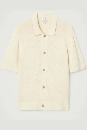 COS Relaxed Mélange-Knit Shirt